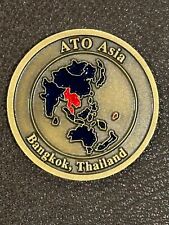 EXTREMELY RARE n REAL CENTAL INTELLIGENCE AGENCY CIA ATO BANGKOK CHALLENGE COIN picture