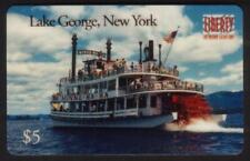 $5. Minne-Ha-Ha Paddle Wheel Steam Boat - Lake George New York Phone Card picture