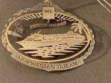 Nation's Treasures Norwegian Dream 24k Gold over Brass Christmas Ornament picture