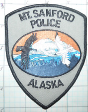 ALASKA, MT. SANFORD POLICE DEPT PATCH picture