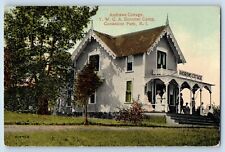 Conanicut Park Rhode Island RI Postcard Andrews Cottage YWCA Summer Group c1910 picture