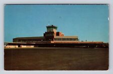 Charlotte NC-North Carolina, Air Terminal Building, Antique Vintage Postcard picture