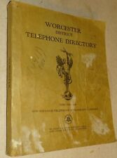 1949 Worcester Mass. District Telephone Directory (New England Telephone Book) picture