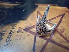 High Ranking Illuminati Freemason Eye Ring Antique Vintage Metaphysical occult++ picture