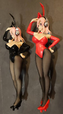 Super Sonico BiCute Bunnies Red and Black Ver. figure FuRyu (Both FIgures) picture