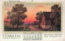 Rochester New York 1913 Advertising Calendar CG Kallusch & Sons Tailor Postcard picture