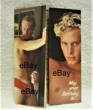 KURT MARSHALL FALCON STUDIOS RISQUE GREETING CARD VINTAGE PHYSIQUE GAY BEEFCAKE picture