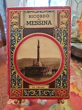 Early 1900s MESSINA Sicily Italy Sepia Photo Book • 32 Vedute Photos picture