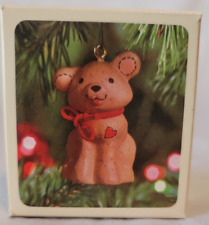 Vintage Hallmark 1981 Hallmark Puppy Love Christmas Ornament in Box picture