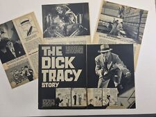 1930’s DICK TRACY (5) Photo Movie Page Prints 1963 21x28cm - G-Men/Returns STI picture