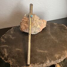Vintage 1950’s Navajo Chester Nez Sterling Silver & Turquoise Pen picture