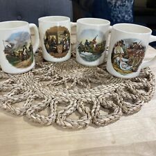 Set Of 4 Patriotic Mugs World Professional Archery Championship San Diego Open picture