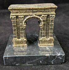 The Arc de Berà or Barà - Catalonia, Spain - Metal Souvenir Building, Stone Base picture