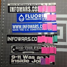 INFOWARS.COM BUMPER STICKERS Alex Jones  AVAILABLE BY THE EACH PRICING NEW ADDED picture