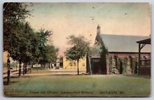 Baltimore Maryland~Fort McHenry Chapel & Officers Quarters~Handcolored~1910 PC picture