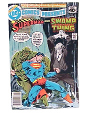 SUPERMAN AND SWAMP THING VINTAGE COMIC BOOK VOL. 2 NO. 8 APRIL 1979 DC COMICS picture
