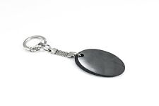 Shungite Keychain Oval EMF protection made in Karelia C60 picture