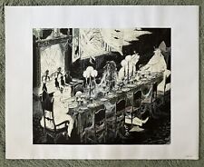 Disneyland Print HAUNTED MANSION Dining Table CONCEPT ART Marc Davis MINT picture