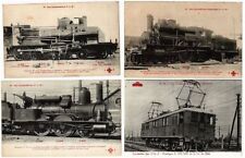 RAILWAY TRAINS LOCS FRANCE 100 Vintage Postcards pre-1940 with BETTER (L5623) picture