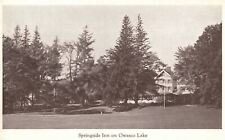Vintage Postcard Springside Inn On Owasco Lake Greetings From Auburn New York NY picture