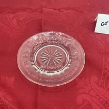 Heisey Ridgeleigh Clear Glass Plates - 4 3/4
