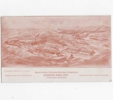 Anaconda Montana 1909 Anaconda Copper Mining Company Washoe Smelter postcard picture