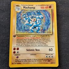 Machamp #8/102 Holo Rare 1st Edition Base Set Pokémon Card picture