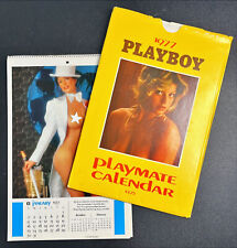 Vintage 1977 PLAYBOY PLAYMATE Calendar w/ ORIGINAL sleeve picture