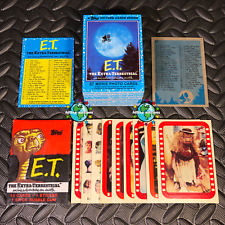 TOPPS 1982 E.T. EXTRA-TERRESTRIAL COMPLETE 87-TRADING CARD/9-STICKER SET WRAPPER picture