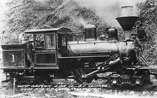Postcard RPPC 1950s West Oregon Climax Logging Railroad Locomotive 23-6646 picture