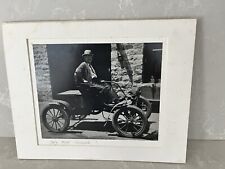 Vintage Early Model Oldsmobile 9.5” x 7.5” Black/White Photograph picture