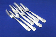 SET OF  6    MYLAND   DINNER FORKS       BEADED GLOSSY picture