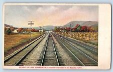 Pennsylvania PA Postcard Railroad Autumn Farm Scene Juanita Valley c1905 Vintage picture