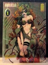 Wizard Magazine Angela #1 Image Comics Promo Clear Chromium Trading Card 1994 picture