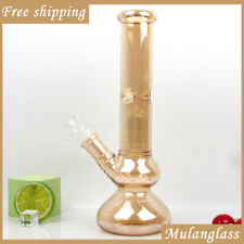 10 Inch Big Heavy Tree Perc Glass Bong Quality Tobacco Smoking Water Pipe Hookah picture