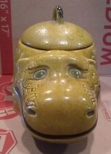 Vintage Brown Doranne Hippo Cookie Jar picture