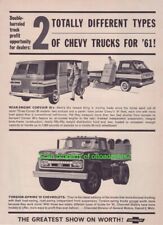 1961 Chevrolet Corvair 95 Pickup and Corvair Van - 1961 Chevrolet 80 Truck ad picture