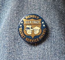 1930's Member Dick Tracy Secret Service Patrol 1 3/8