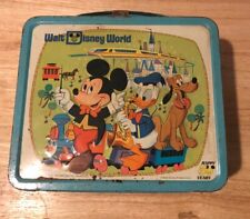 Vintage Walt Disney World Metal Lunch Box By Aladdin Industries picture