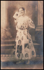 STUNNING Woman Wearing Dress w Photos and POSTCARDS Photography, Real Photo PC picture