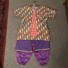 Vintage Clown Costume Handmade Circus Carnival  picture