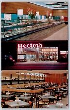 New York City NY Hectors Self Serving Restaurant Multi View Chrome Postcard picture
