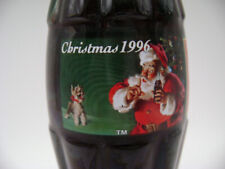 Coca Cola Coke Bottle Christmas Santa Holiday 1996 Vintage 8 Oz New Unopened  picture