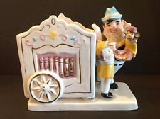 Antique 1960 Napco H. V. Circus Wagon with People & Monkey Vase A4574 picture
