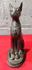 Unique Cat Statue of the Great Bastet Goddess With Face Under Base picture