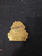Vintage 1974 HOUSTON Livestock Show & Rodeo Official Badge/Pin (19) picture