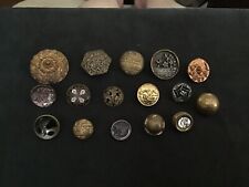 Antique Vintage Assorted Metal Buttons picture