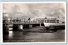 Beira Sofala Mozambique Postcard Bridge Over the Chiveve-Casa c1940's RPPC Photo picture
