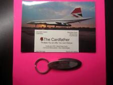 BRITISH AIRWAYS CONCORDE AIRPLANE KEY RING 1976-2003 SST SCARCE & RARE picture
