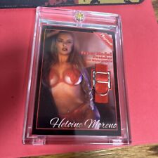 PLAYBOY Model Heloine Moreno LINGARIE SWATCH SP RARE Card picture